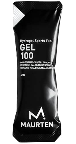 Maurten Gel 100 Energy Gel - 12er Pack à 40g - 25g Kohlenhydrate - magenschonende Hydrogel-Technologie für Ausdauersport - Natürlich & ohne Farb- Konservierungsstoffe