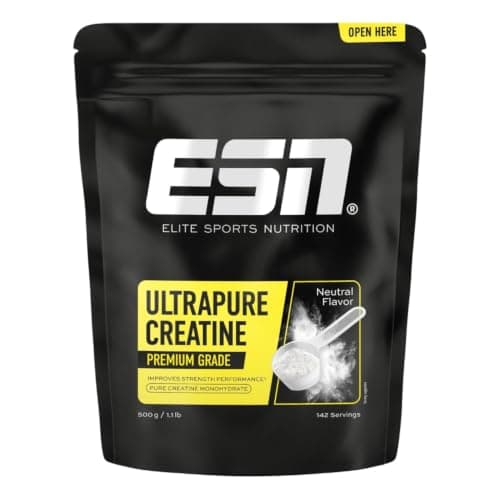 ESN Ultrapure Creatine Monohydrate - geschmacksneutral und vegan - 500 g