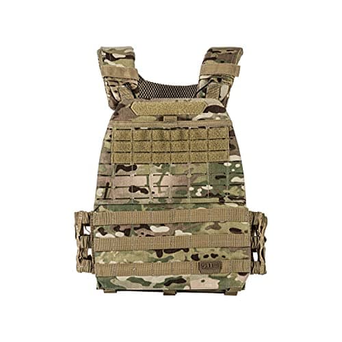 5.11 - Taktischer Plattenträger - Multicam - Große Bewegungsfreiheit - Leichte Materialien - Bergegriff - Nylon